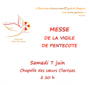 MESSE  DE LA VIGILE DE PENTECOTE